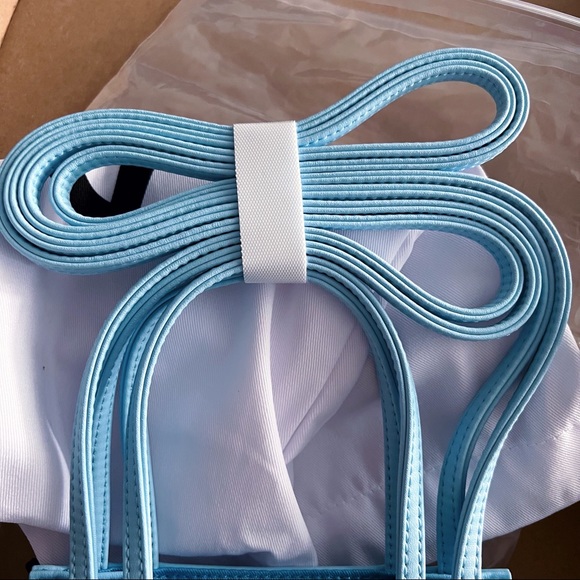 NWT Telfar Small Pool Blue Shopping Bag - Picture 7 of 15